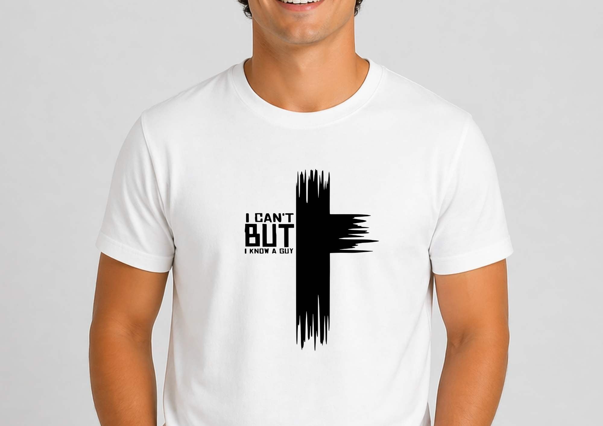 Tricou "I can't but He can"
