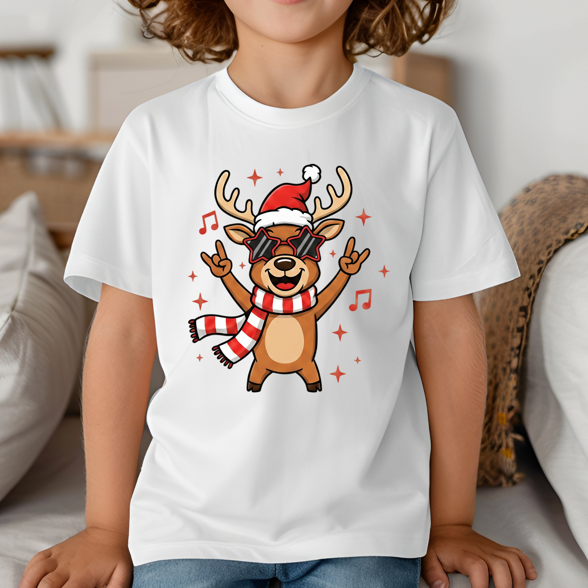 TRICOU COPII "ROCK REINDEER"