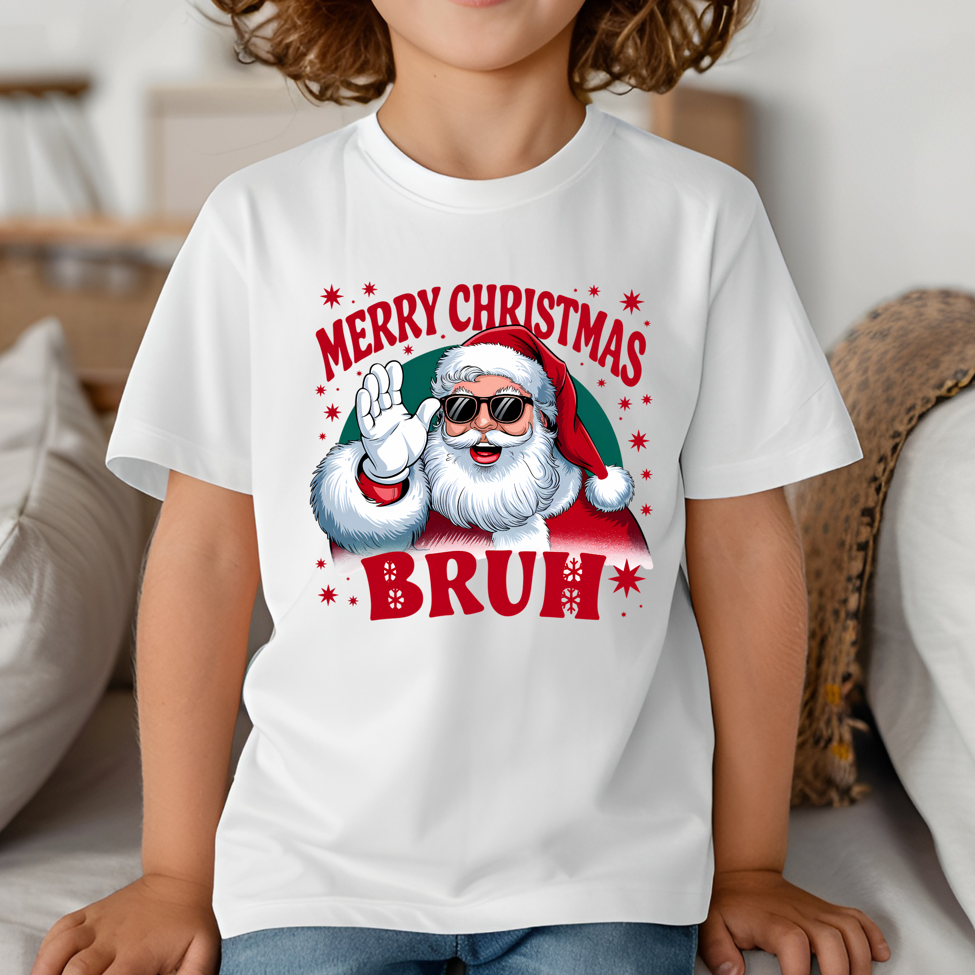 TRICOU COPII "MERRY CHRISTMAS BRUH"