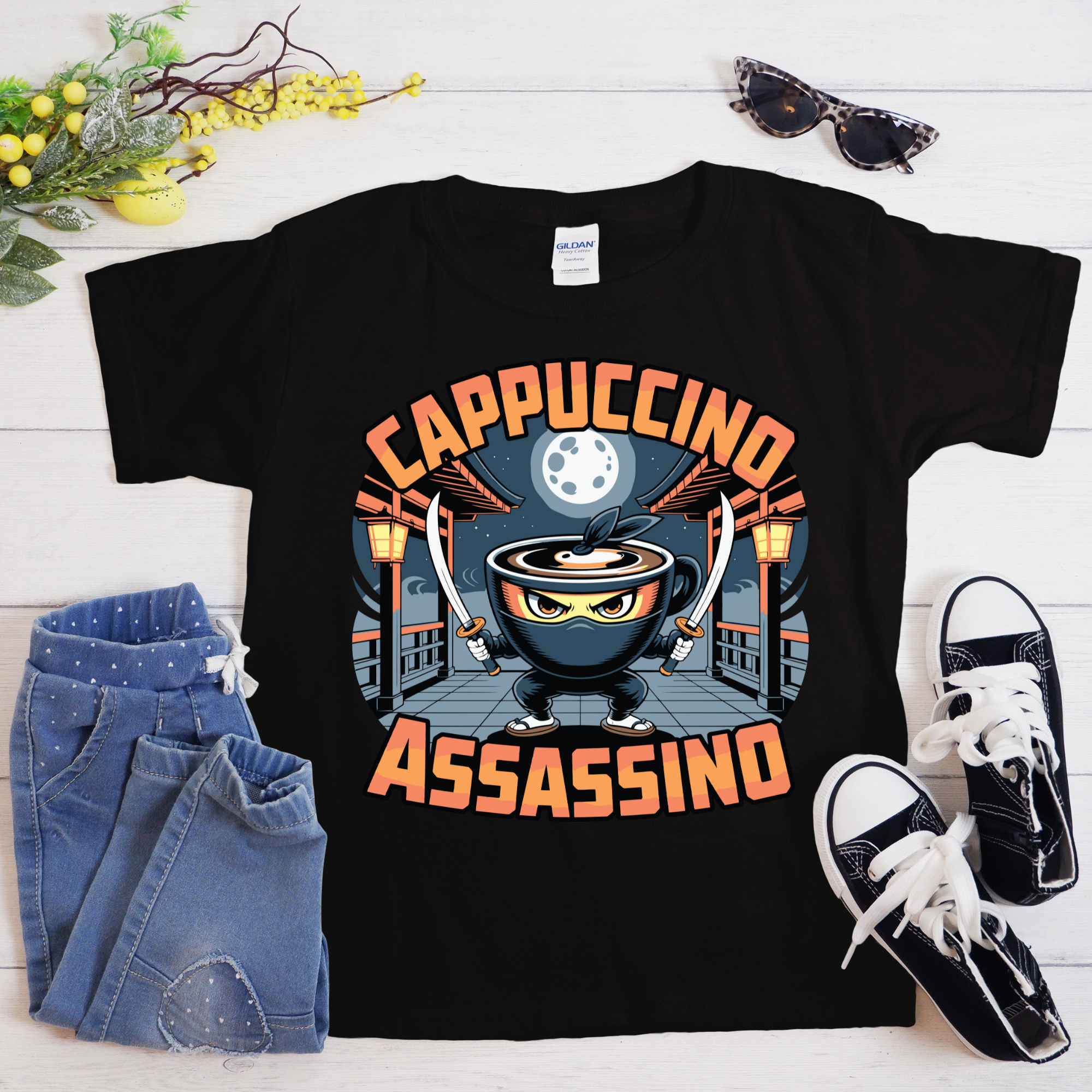 TRICOU COPII "CAPPUCCINO ASSASSINO"