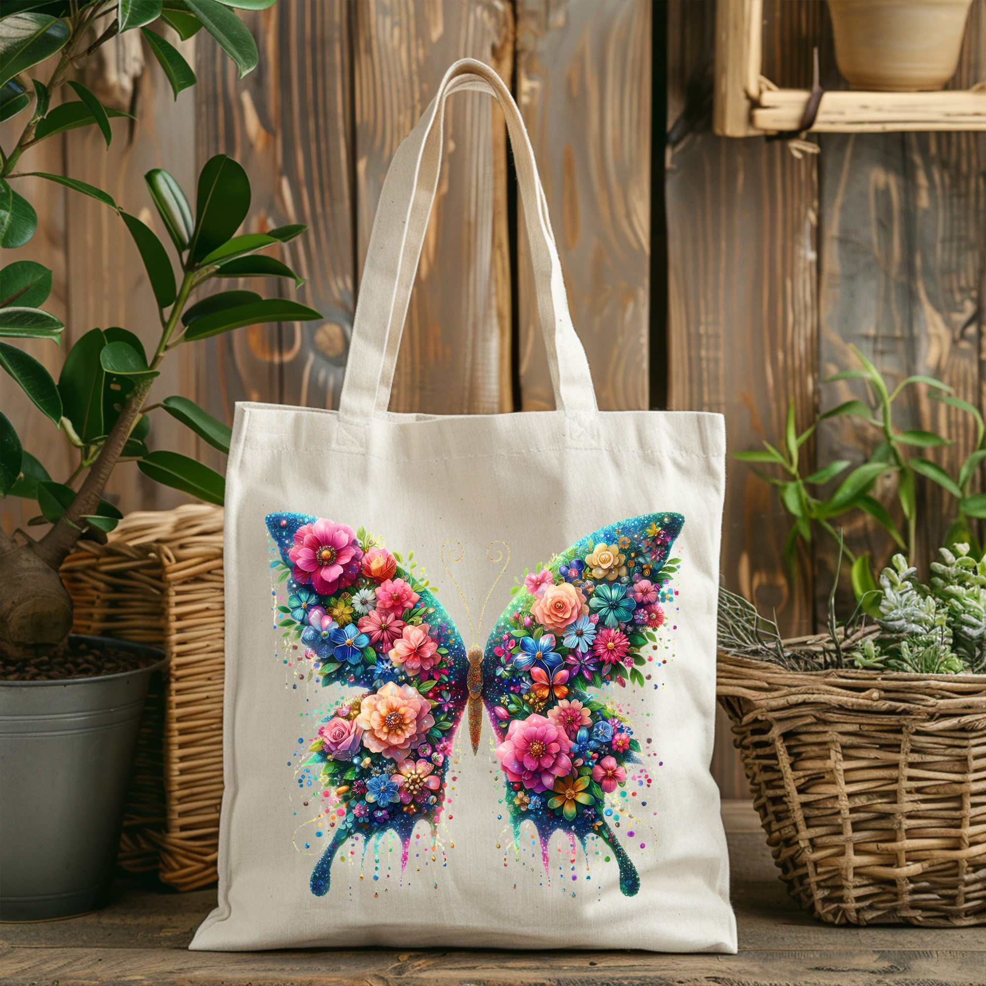 SACOSA BUMBAC "BUTTERFLY"