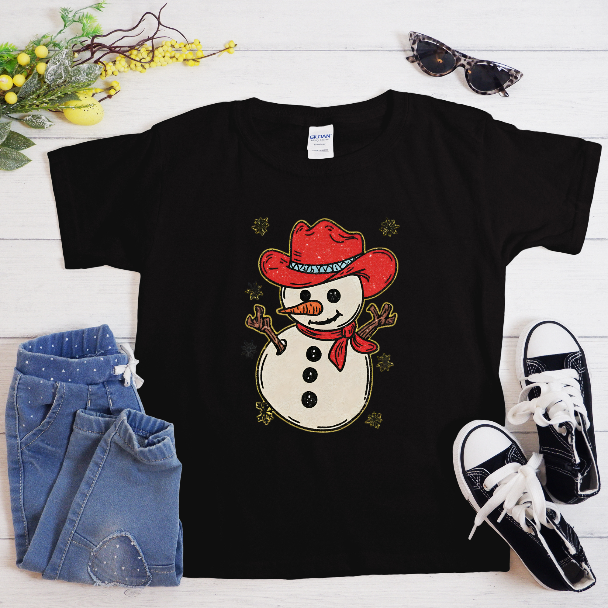 TRICOU COPII "COWBOY SNOWMAN"