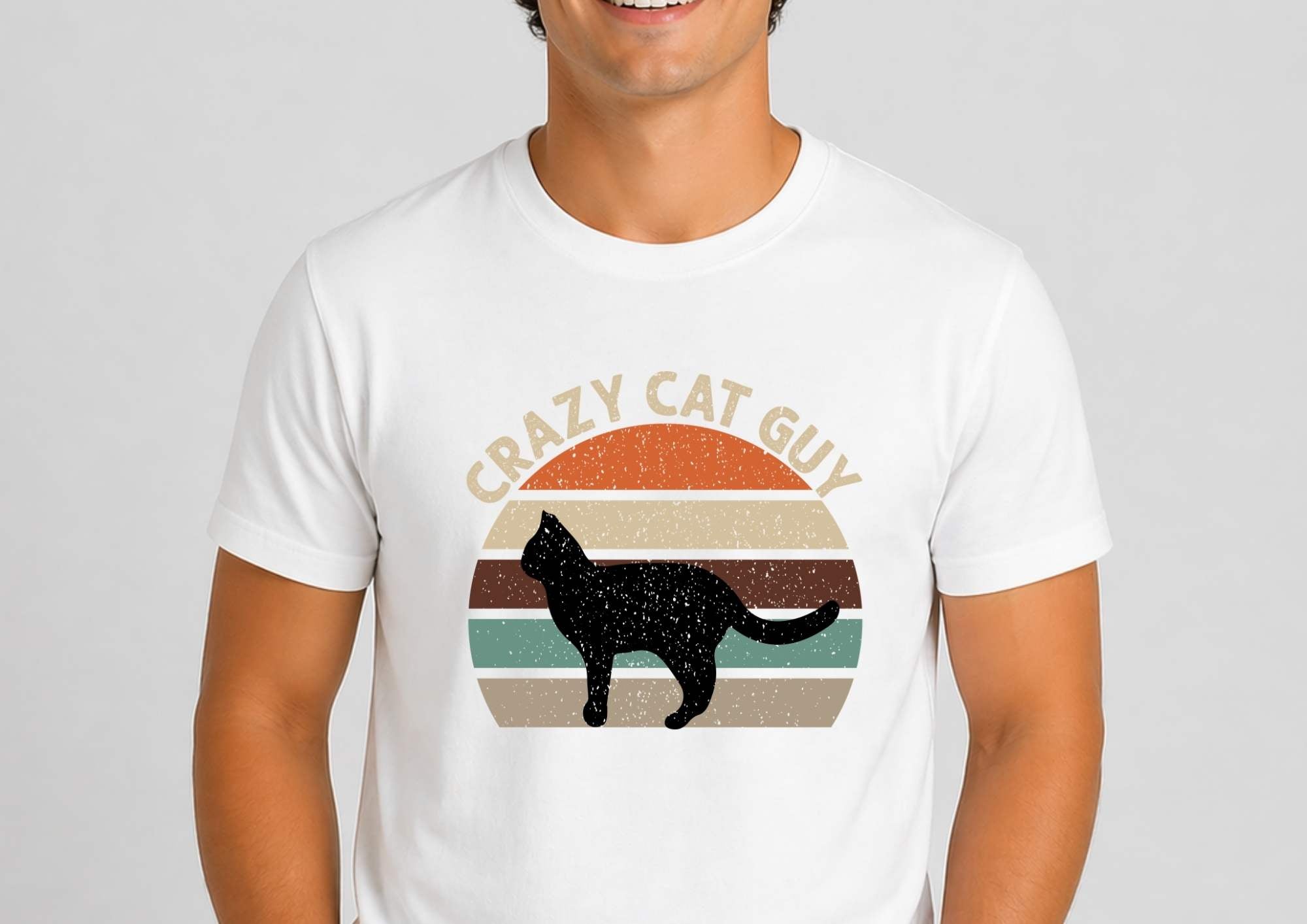 Tricou "Crazy Cat Guy"