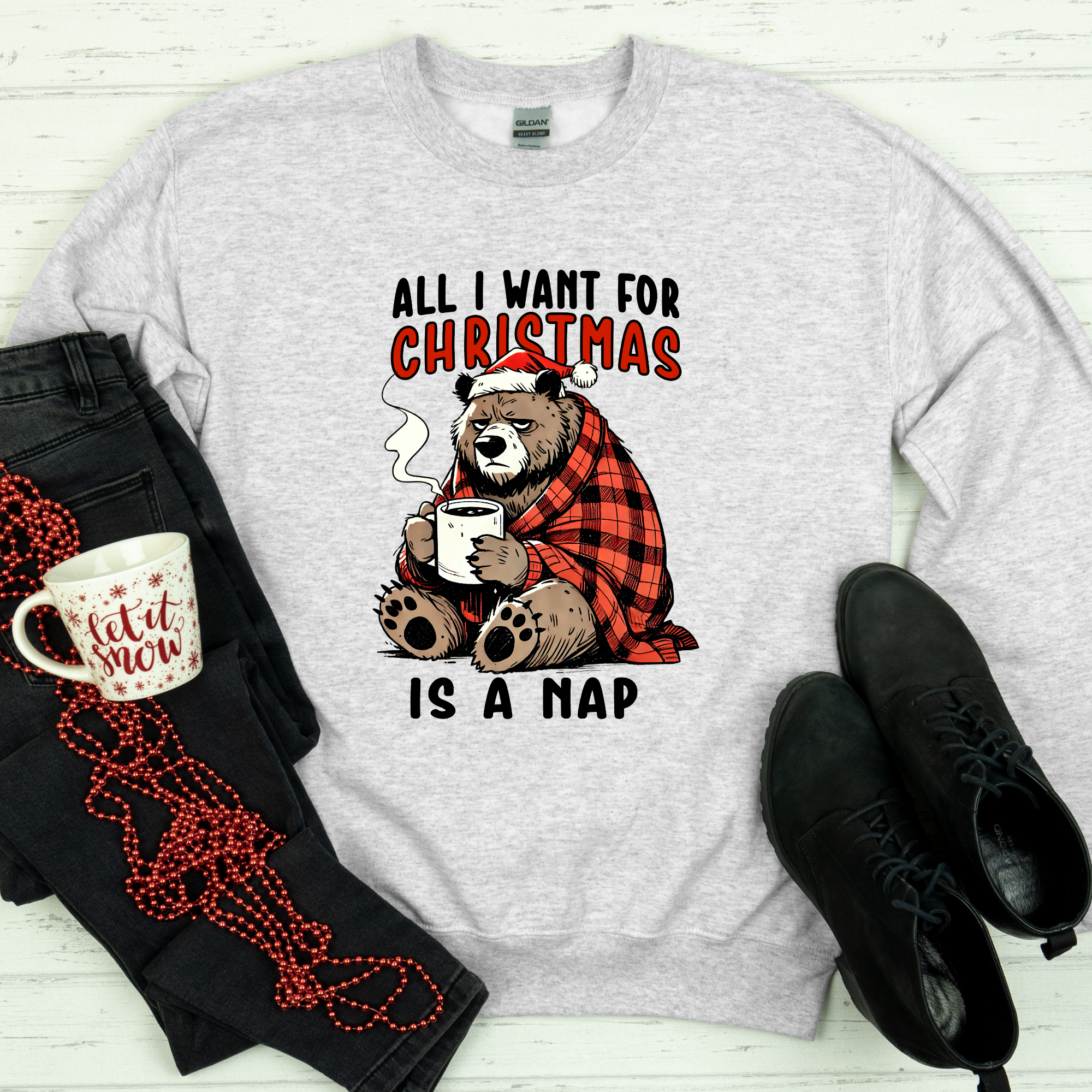 BLUZA "ALL I WANT FOR CHRISTMAS IS A NAP"