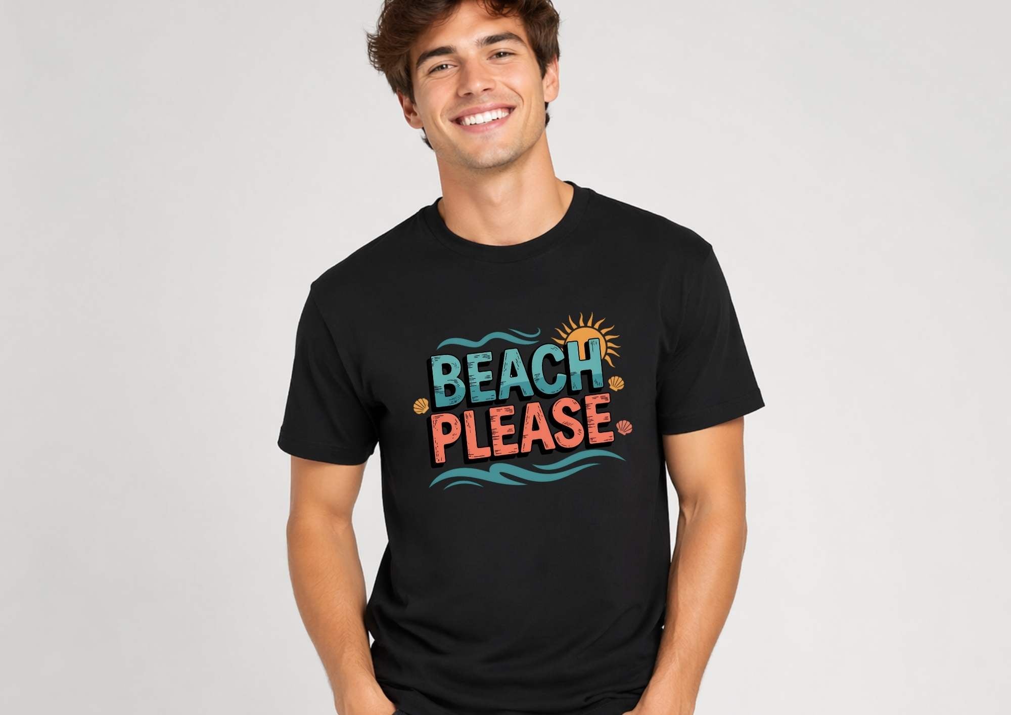 Tricou "Beach Please"