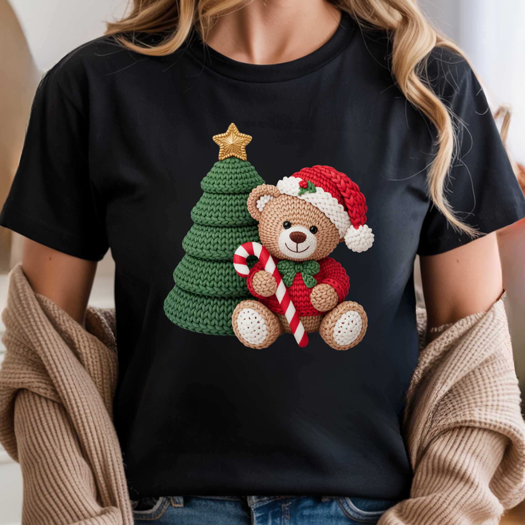 TRICOU UNISEX "URSULET CROSETAT"