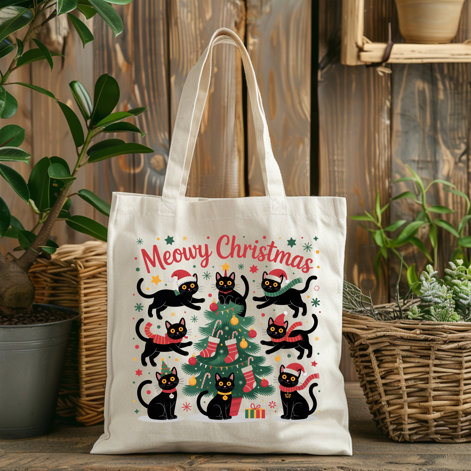 SACOSA BUMBAC "BLACK CATS"