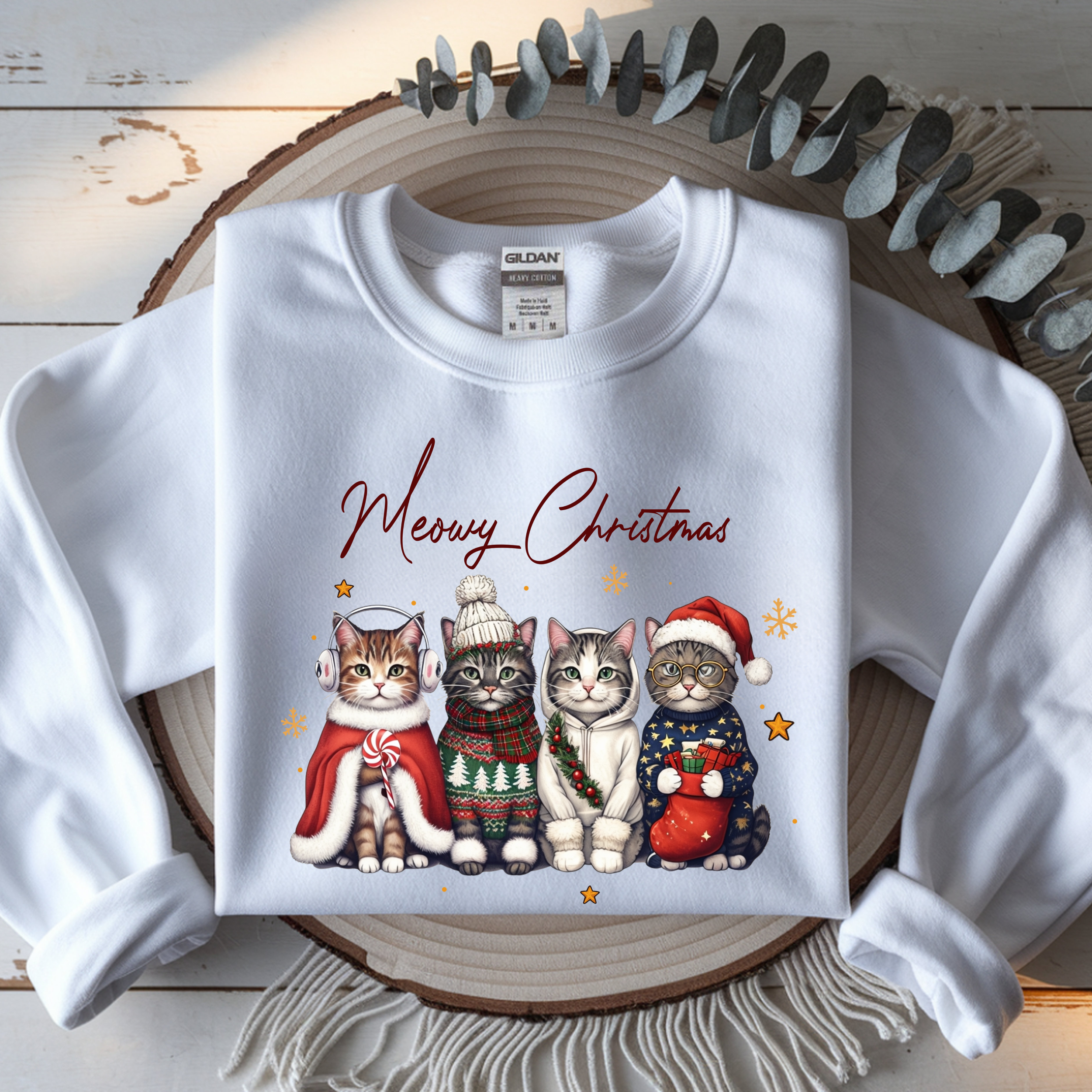 BLUZA ALBA "MERRY CHRISTMAS CATS"
