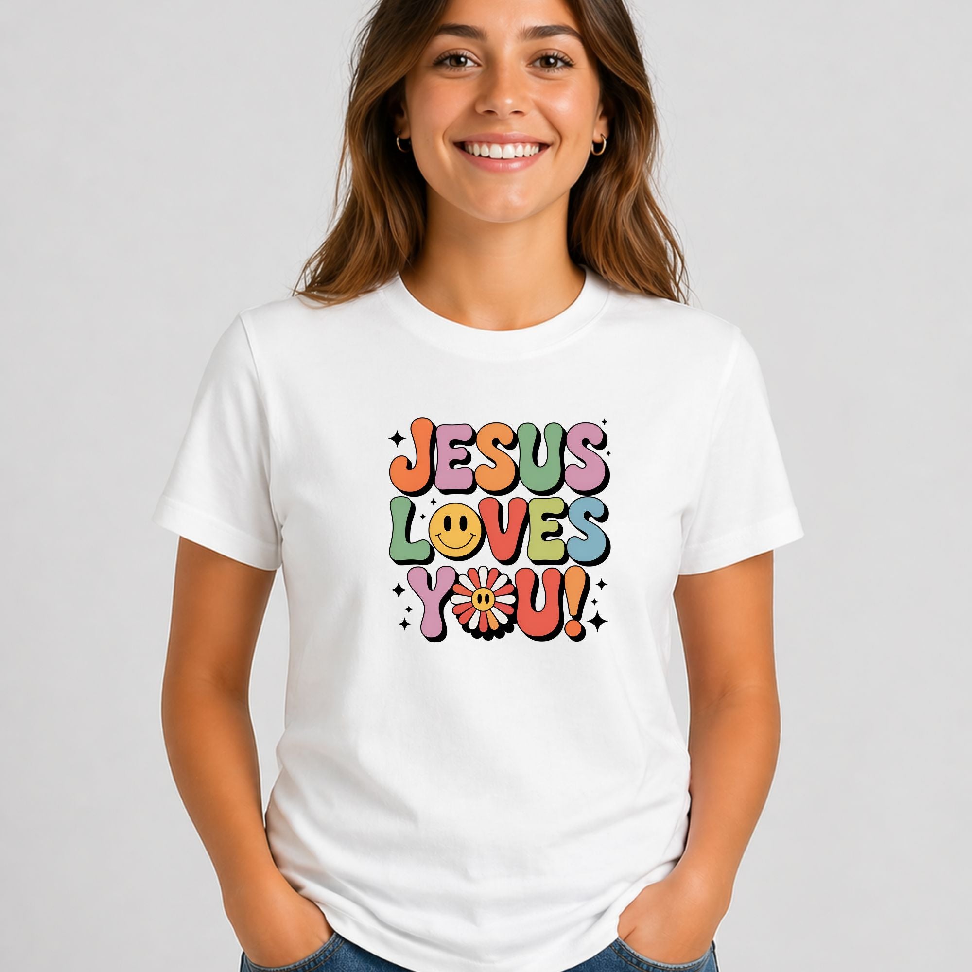 Tricou "Jesus Loves You"