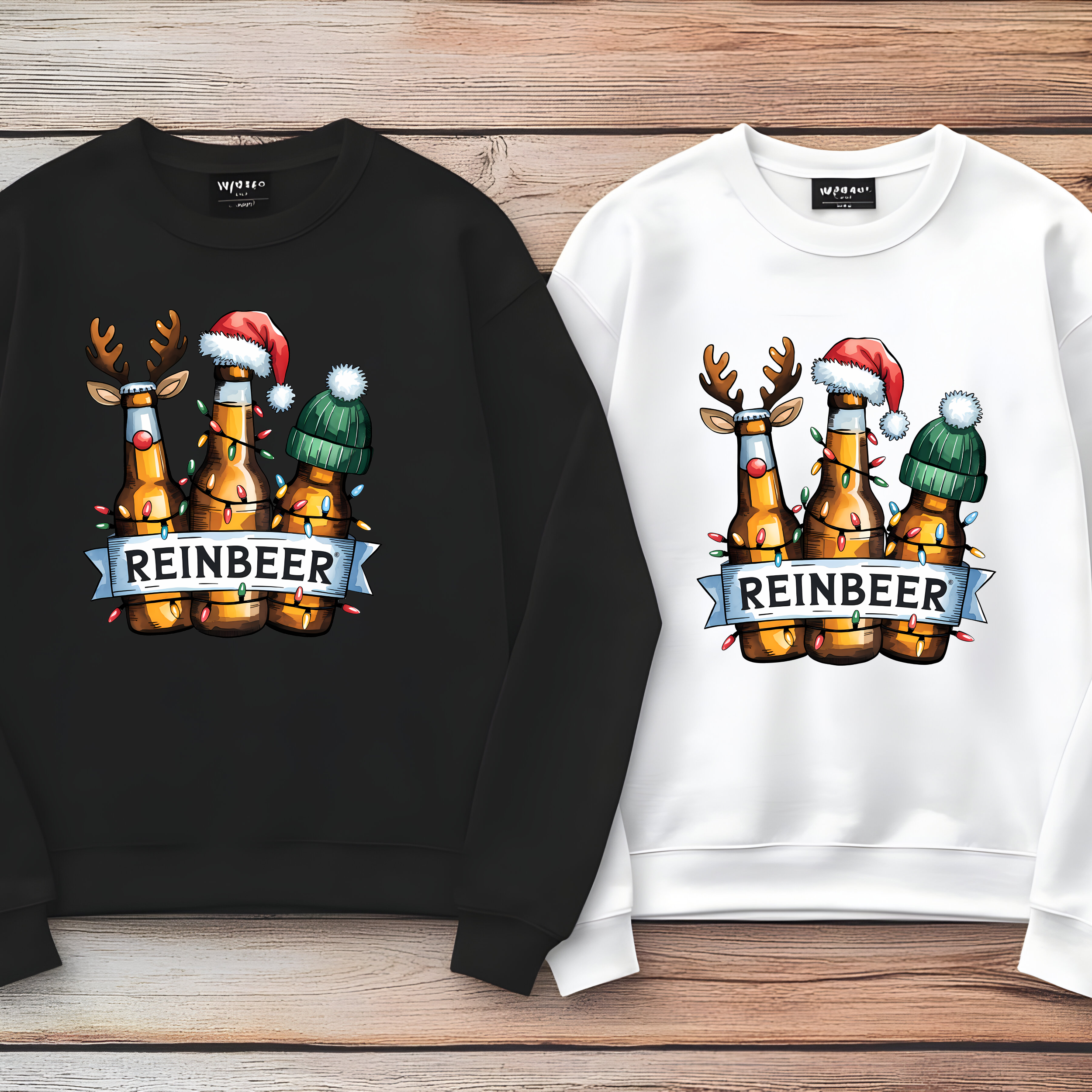 SET 2 BLUZOANE "REINBEER" PENTRU CUPLURI