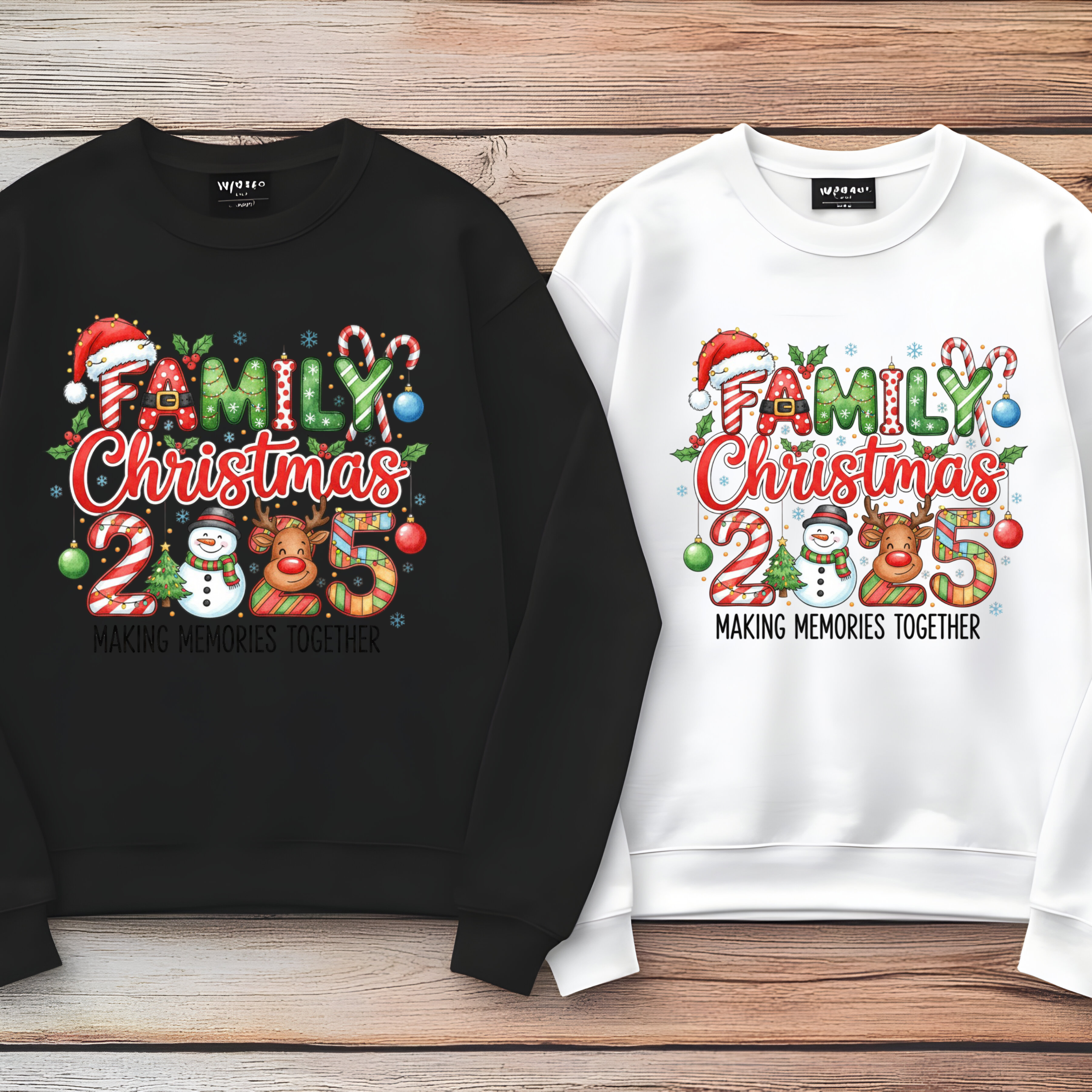 SET 2 BLUZOANE "FAMILY CHRISTMAS 2025"