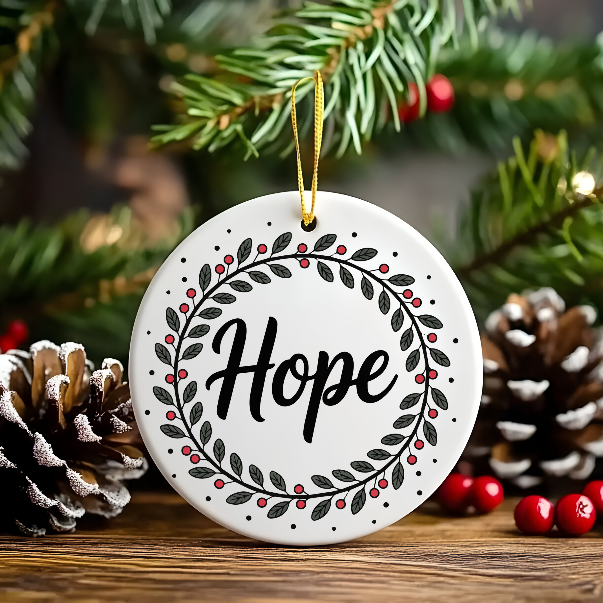 ORNAMENT BRAD "HOPE"