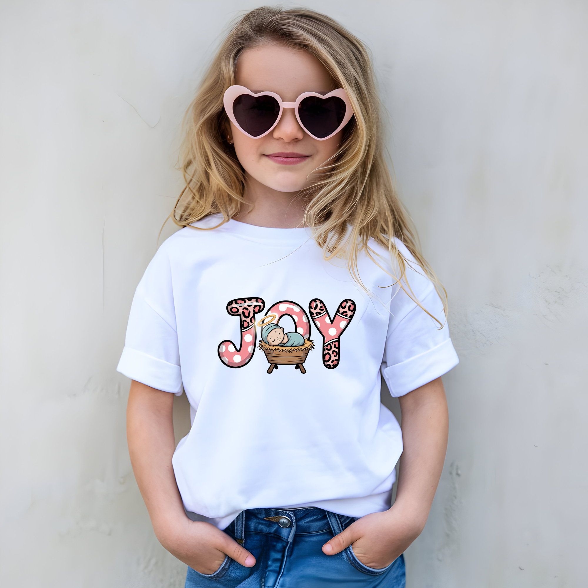 TRICOU COPII BUMBAC 100% "JOY"