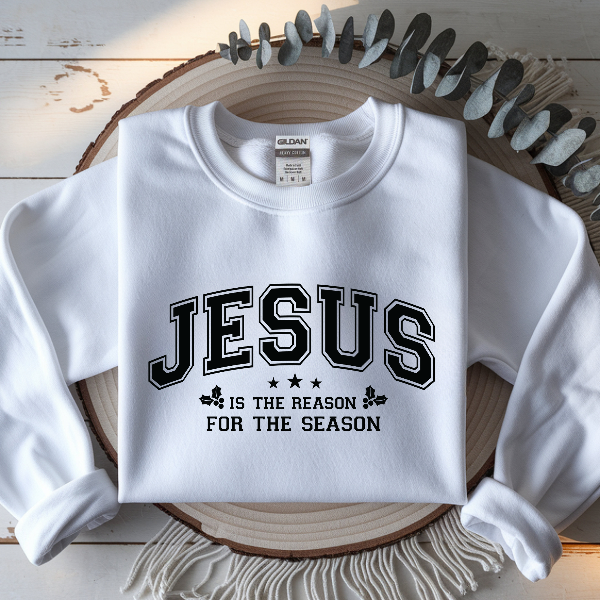 BLUZA ALBA UNISEX "JESUS IS THE REASON FOR THE SEASON"