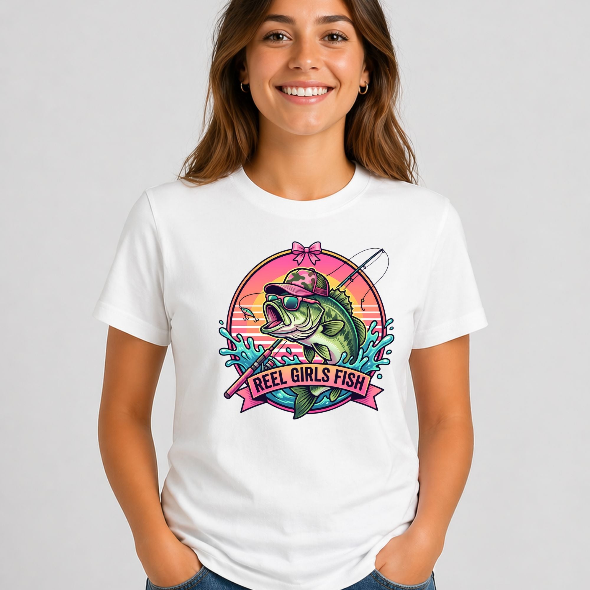 Tricou "Reel Girls Fish"