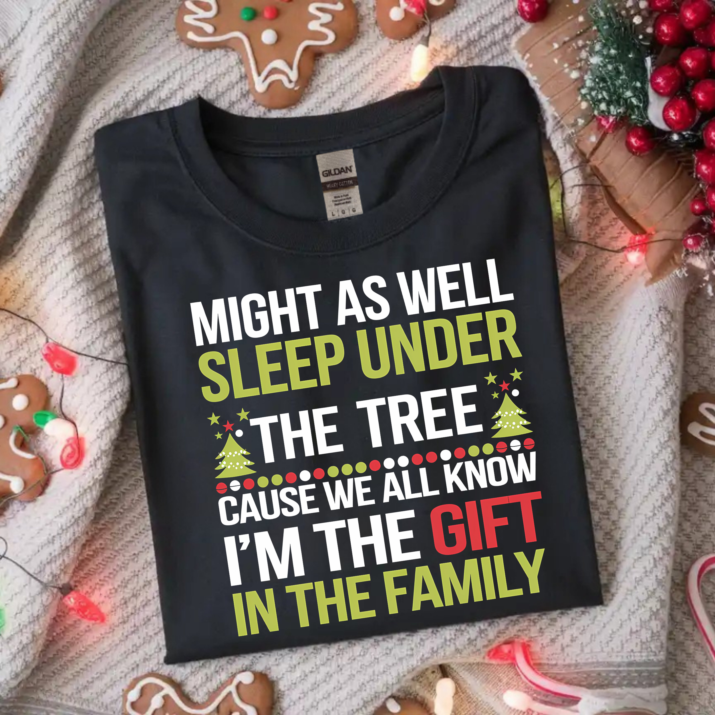 TRICOU NEGRU "THE GIFT OF THE FAMILY"