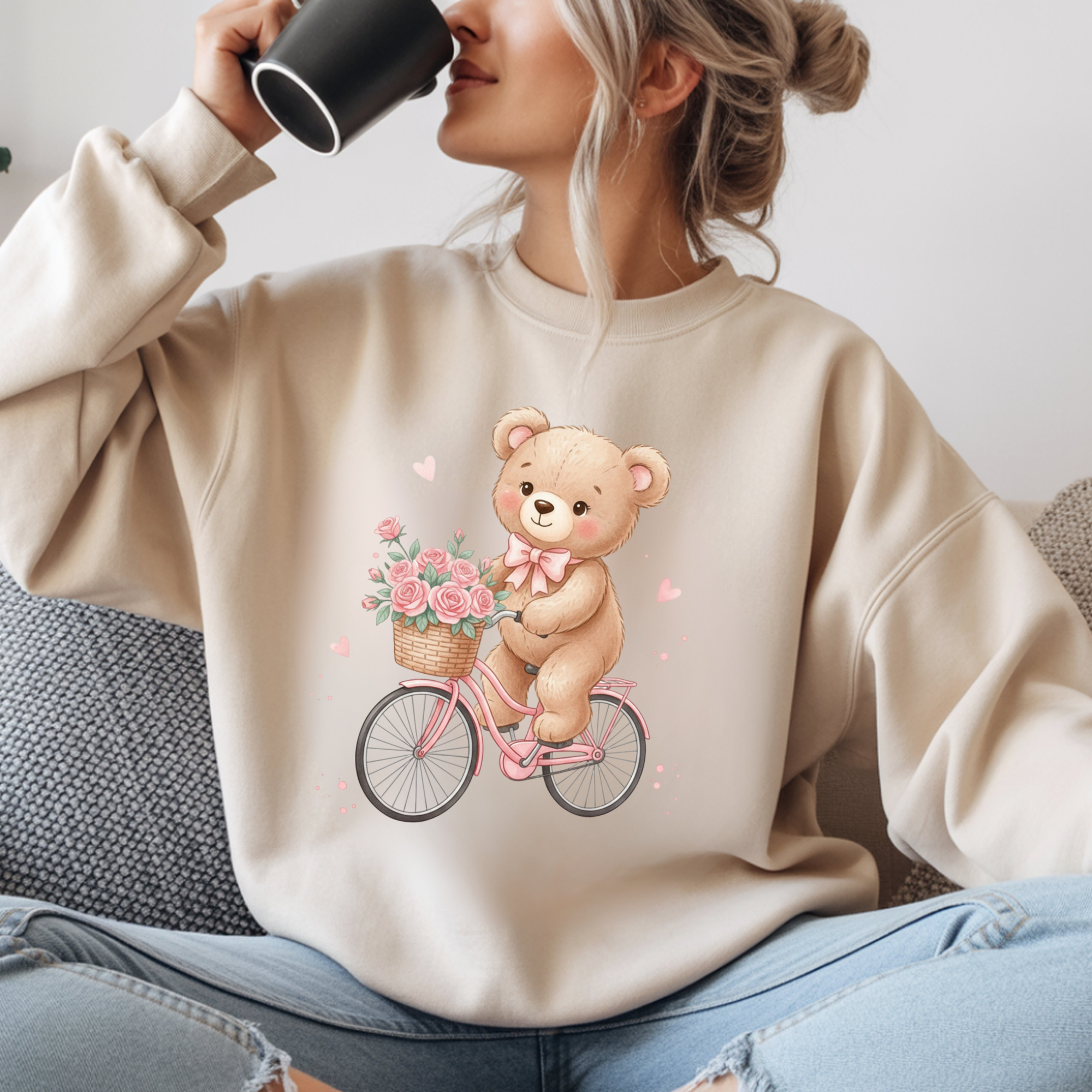 BLUZA "BEAR ON A BIKE"