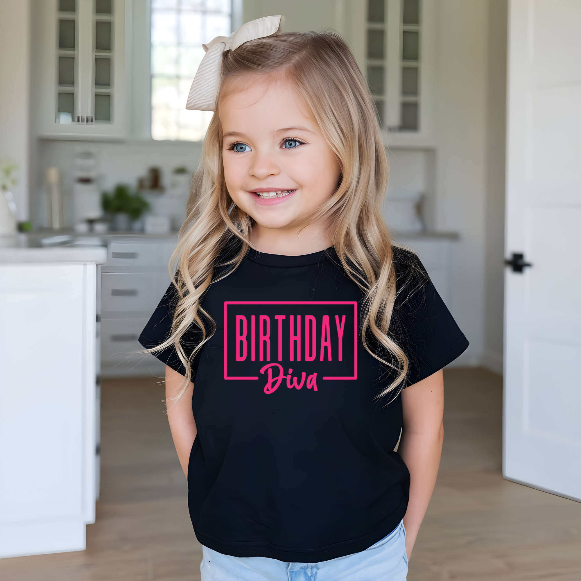 TRICOU BUMBAC "BIRTHDAY DIVA"