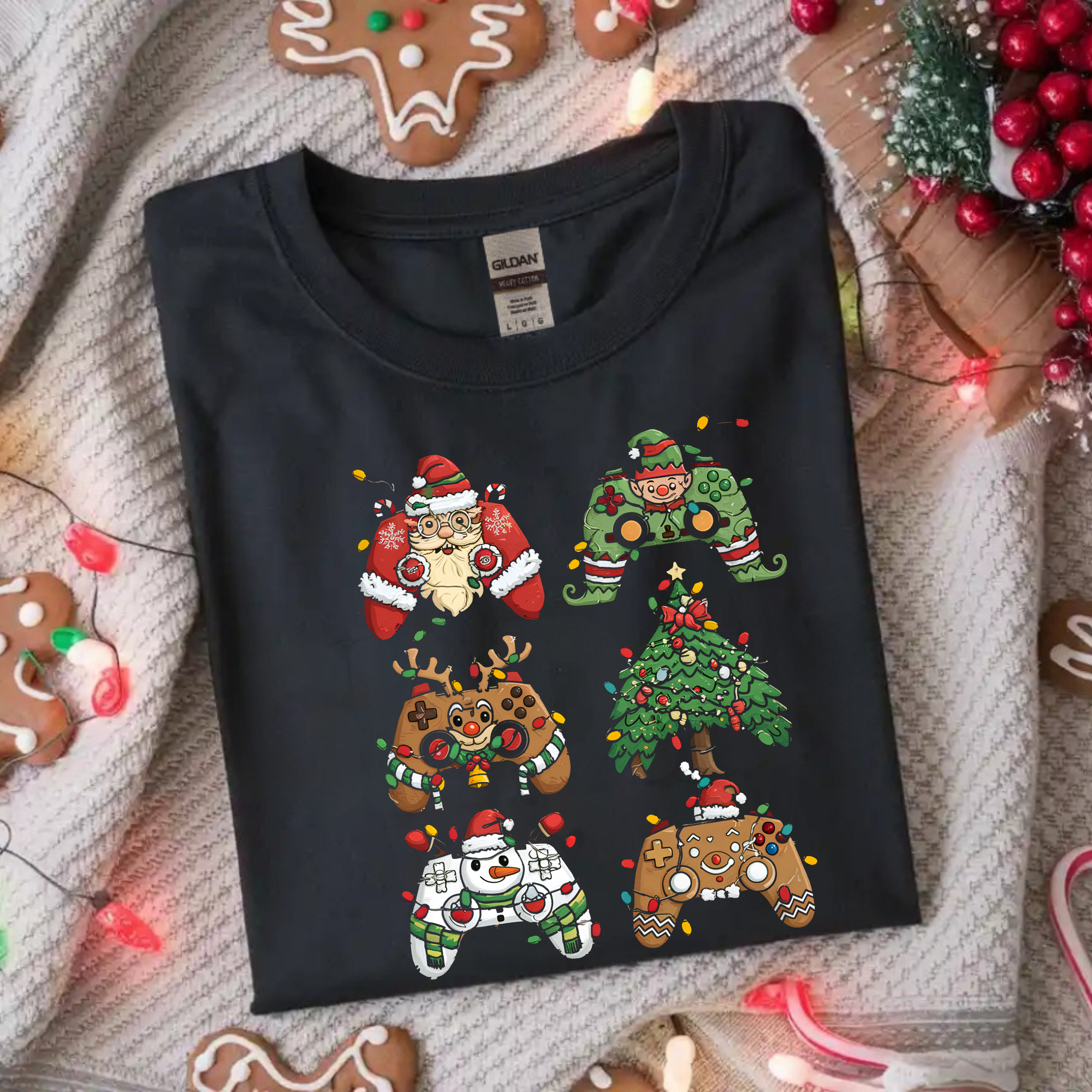 TRICOU ADULT "CHRISTMAS GAMER"
