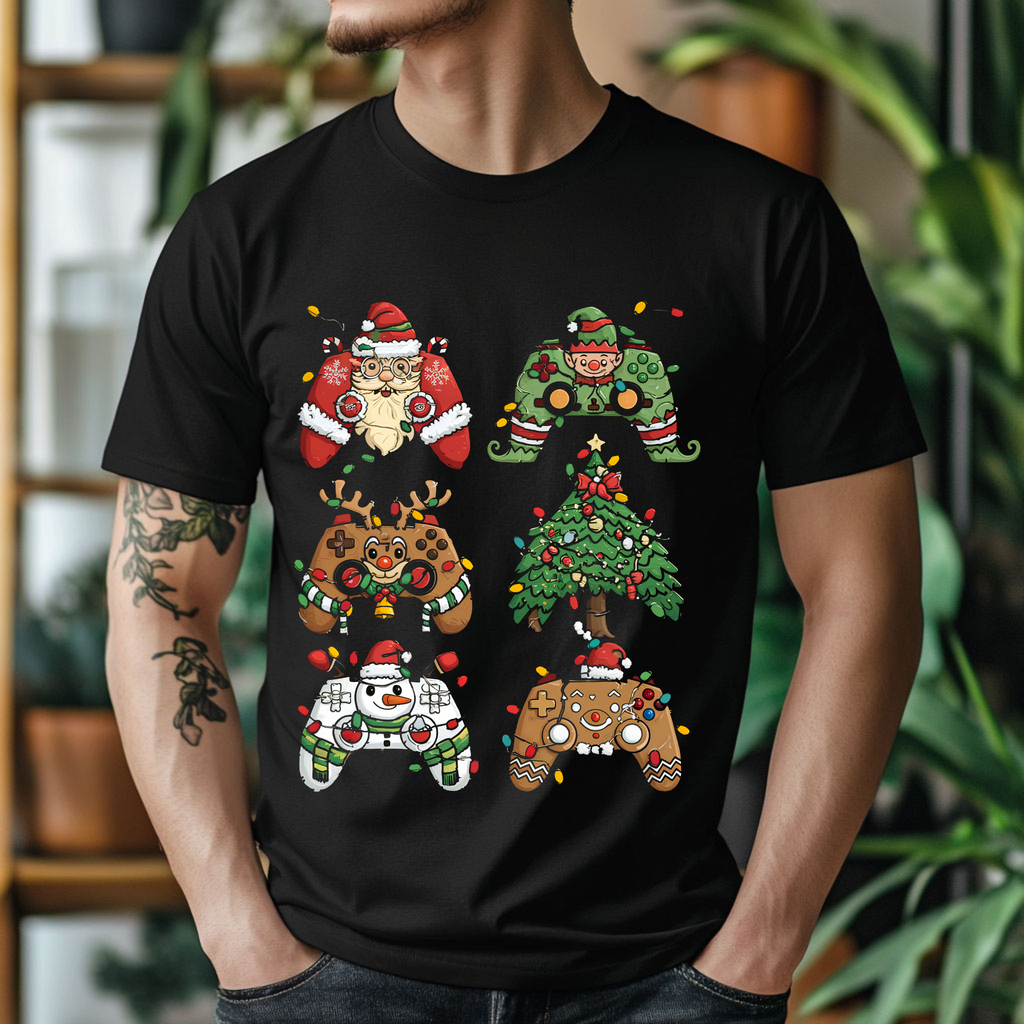TRICOU ADULT "CHRISTMAS GAMER"